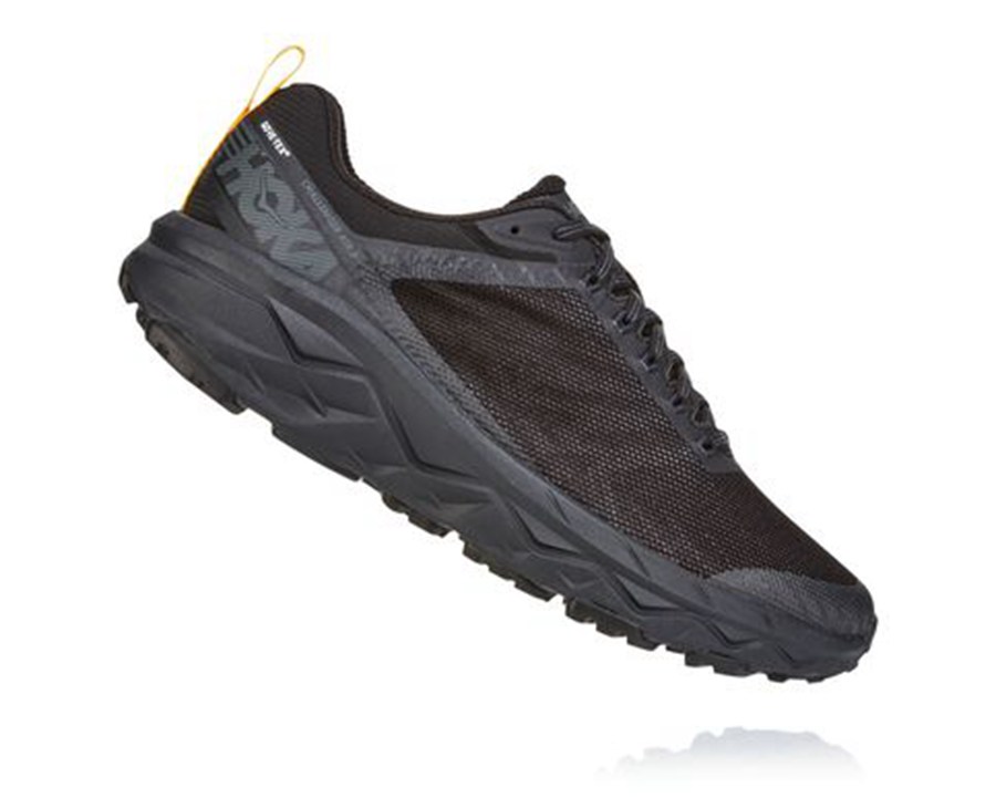 Hoka Australia One One Challenger ATR 5 GORE-TEX - Mens Trail Shoes Black - TIKRY-2170